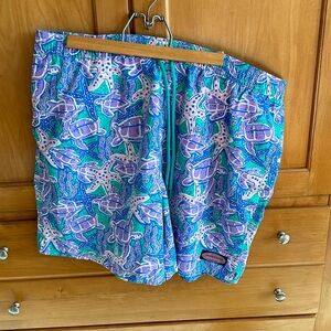 Vineyard vines turtle swim trunks
